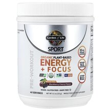 Sport Organic Plant-Based Energy + Focus Pre-Workout 231 г