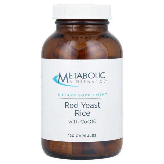 Основное фото товара Красный дрожжевой рис, Red Yeast Rice with CoQ10, 120 капсул