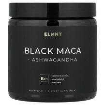 Black Maca + Ashwagandha Мака TERRA ELMNT 60 капсул