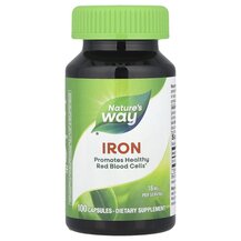 Iron 18 mg Железо 18 мг Nature's Way 100 капсул