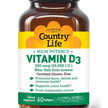 Фото товару Vitamin D3 Фото товару Country Life, Vitamin D3, Вітамін D3, 60 капсул