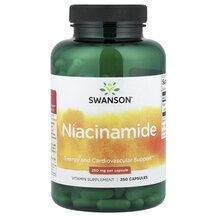 Niacinamide 250 mg Ниацинамид Swanson 250 капсул