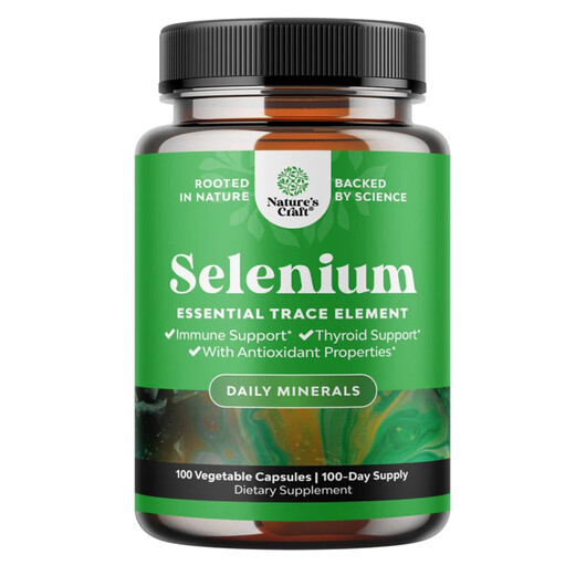 Основное фото товара Selenium Основное фото товара Nature's Craft, Селен, Selenium, 100 капсул