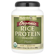 Raw Organic Rice Protein Plain Рисовый протеин NutriBiotic Raw Organic Rice Protein Plain Рисовый протеин NutriBiotic