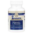 Фото товару NutraLife, Melatonin + L-Theanine, Мелатонін, 120 капсул