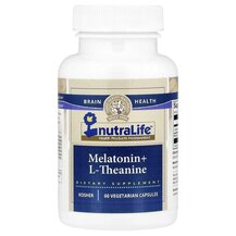 Мелатонін Melatonin + L-Theanine NutraLife 120 капсул Мелатонін Melatonin + L-Theanine NutraLife 120 капсул