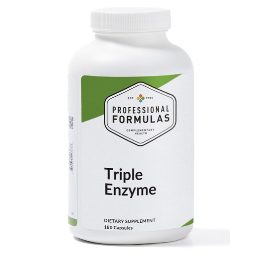 Основне фото товару Triple Enzyme Основне фото товару Professional Formulas, Triple Enzyme, Ферменти, 180 капсул