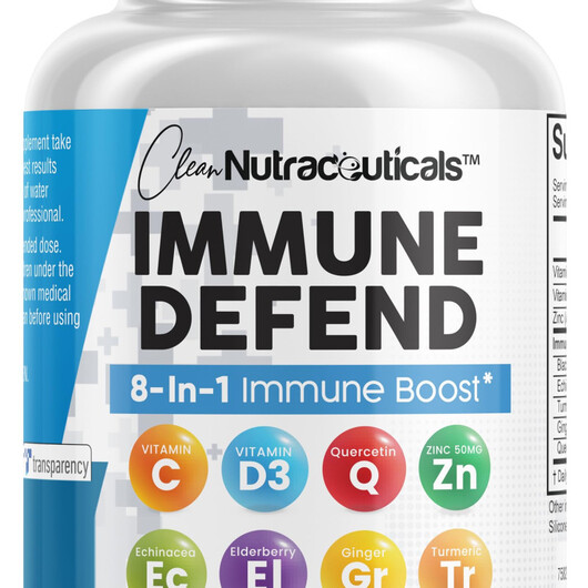 Основне фото товару Immune Defense Support Supplement 8 in 1, Підтримка імунітету, 60