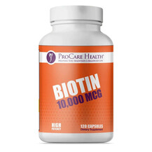 Biotin Витамин B7 Биотин ProCare Health 120 капсул Biotin Витамин B7 Биотин ProCare Health 120 капсул