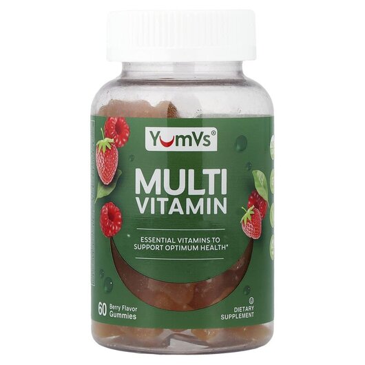 Основное фото товара Multi Vitamin for Adults Raspberry Flavor Основное фото товара Multi Vitamin for Adults Raspberry, Мультивитамины, 60 желейных в