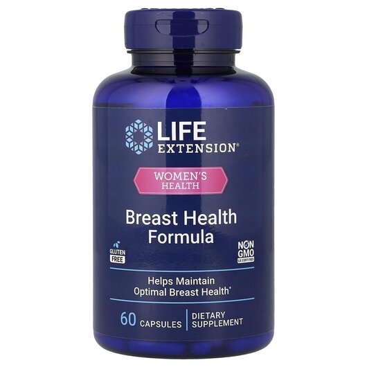Основне фото товару Breast Health Formula Основне фото товару Breast Health Formula, Підтримка здоров'я грудей, 60 капсул