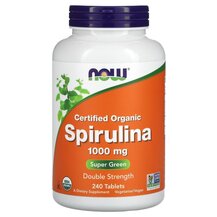 Спіруліна Certified Organic Spirulina 333 mg NOW Foods Спіруліна Certified Organic Spirulina 333 mg NOW Foods