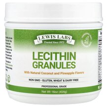 Lecithin Granules Лецитин в Гранулах Lewis Labs 454 г Lecithin Granules Лецитин в Гранулах Lewis Labs 454 г