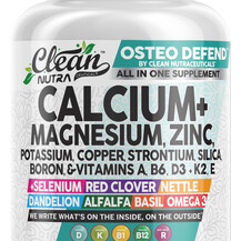 Calcium Magnesium Zinc Potassium Copper Укрепление костей