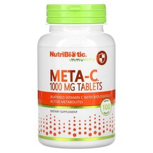 Immunity Meta-C 1000 mg Витамин C NutriBiotic 100 таблеток