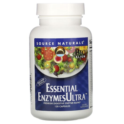 Основне фото товару Essential Enzymes Ultra Основне фото товару Essential Enzymes Ultra 120, Капсули Ультра, 120 від Essentiaл En