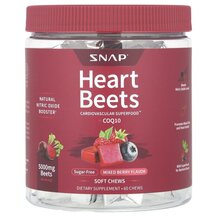Коензим CoQ10 Heart Beets + CoQ10 Mixed Berry Snap Коензим CoQ10 Heart Beets + CoQ10 Mixed Berry Snap