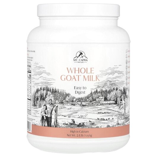 Основне фото товару Whole Goat Milk Powder CapraMilk Основне фото товару Mt. Capra, Whole Goat Milk Powder CapraMilk, Козяче молоко, 1.13