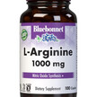 Фото товару L-Arginine Фото товару Bluebonnet Nutrition, L-Arginine, L-Аргінін, 100 таблеток