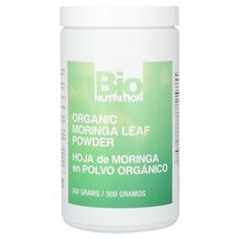 Моринга Organic Moringa Leaf Powder Bio Nutrition 300 г Моринга Organic Moringa Leaf Powder Bio Nutrition 300 г