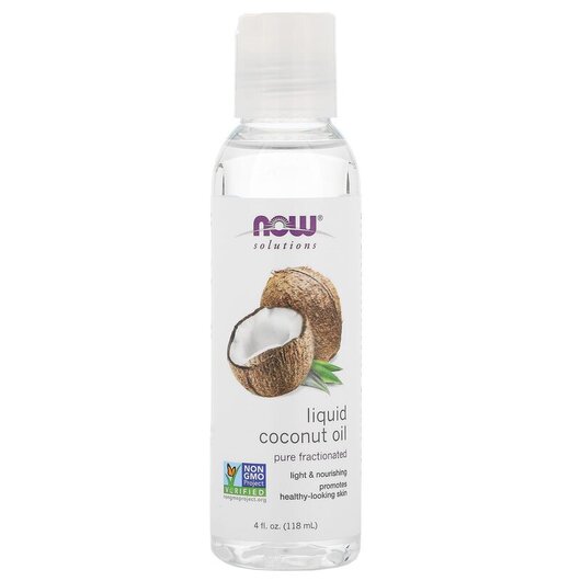 Основное фото товара Solutions Liquid Coconut Oil Pure Fractionated, Кокосовое масло, 