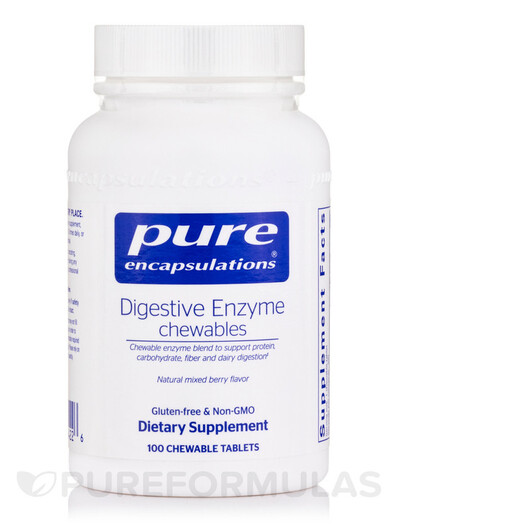 Основное фото товара Digestive Enzymes Chewables Основное фото товара Ферменты, Digestive Enzymes Chewables, 100 таблеток