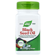 Олія Чорного Кмину Black Seed Oil 60 Softgels Nature's Way