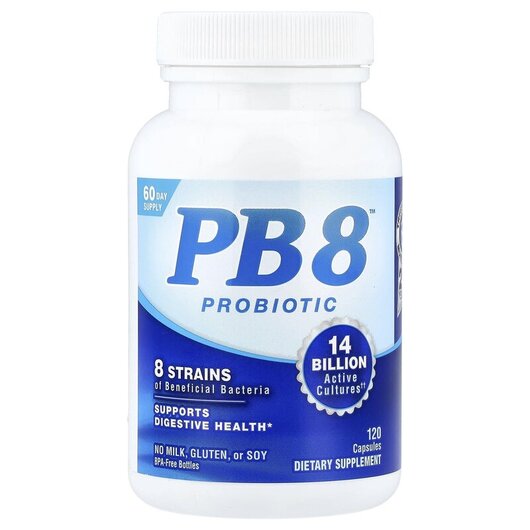 Основное фото товара PB8 Original Formula Основное фото товара PB8, PB8 Original Formula Pro Biotic Acidophilus, 120 Pro Biotic