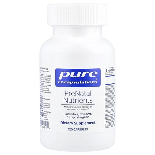 Основне фото товару PreNatal Nutrients, Вітаміни для вагітних, 120 капсул