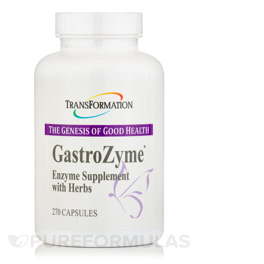 Основне фото товару Transformation Enzymes, GastroZyme, Ферменти, 270 капсул