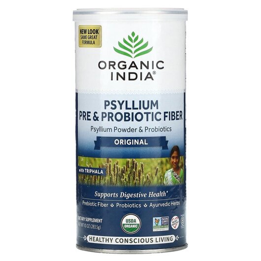 Основное фото товара Psyllium Pre & Probiotic Fiber Original Основное фото товара Клетчатка, Psyllium Pre & Probiotic Fiber Original, 283.5 г