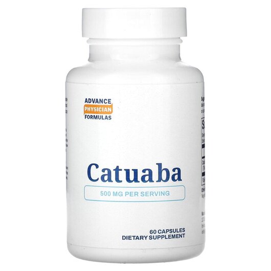 Основное фото товара Catuaba 500 mg Основное фото товара Advance Physician Formulas, Катуаба, Catuaba 500 mg, 60 капсул