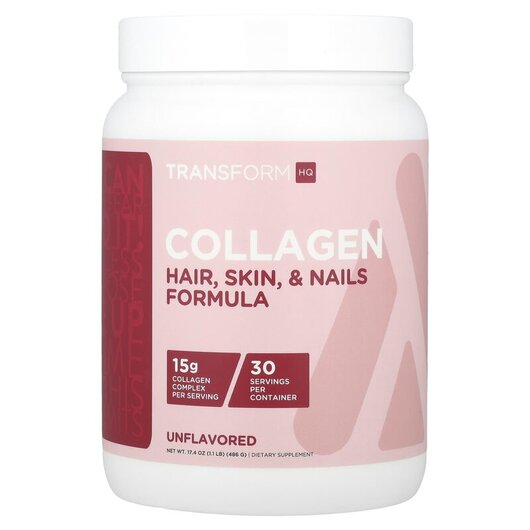 Основное фото товара TransformHQ, Коллаген, Collagen Unflavored, 486 г