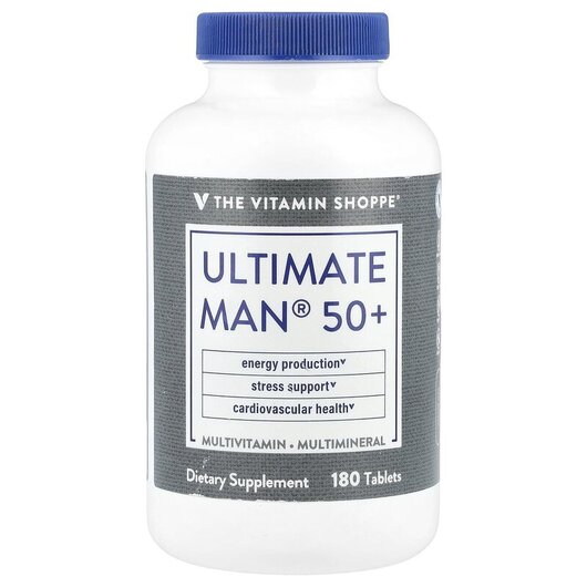 Основное фото товара Ultimate Man 50+ Multivitamin & Multimineral Основное фото товара Ultimate Man 50+ Multivitamin & Multimineral, Витамины для му