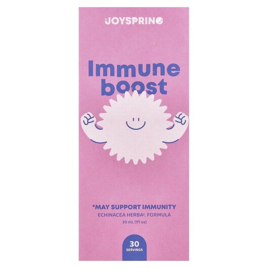 Основне фото товару Immune Boost with Echinacea Основне фото товару Joy Spring, Immune Boost with Echinacea, Ехінацея, 30 мл