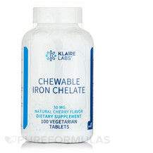 Жувальне Залізо Chewable Iron Chelate Natural Cherry SFI Жувальне Залізо Chewable Iron Chelate Natural Cherry SFI