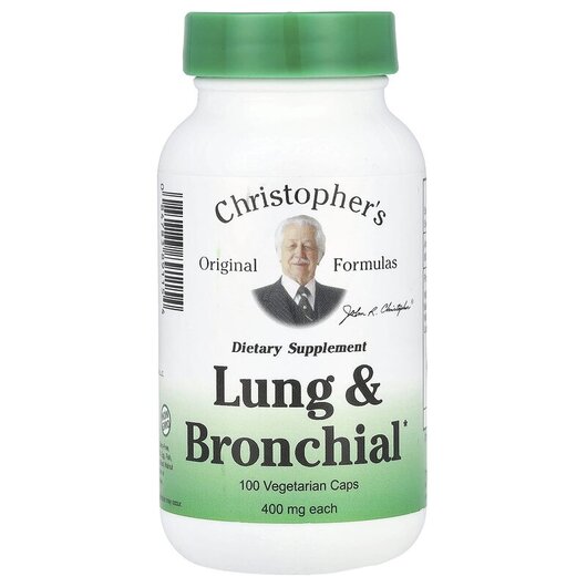 Основное фото товара Поддержка органов дыхания, Lung & Bronchial 425 mg, 100 капсу