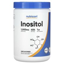 Inositol Unflavored 1000 mg Витамин B8 Инозитол Nutricost