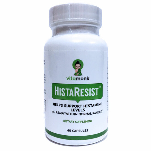 Основне фото товару HistaResist DAO Enzyme Histamine Block Основне фото товару VitaMonk, HistaResist, Діаміноксидаза ДАО, 60 капсул