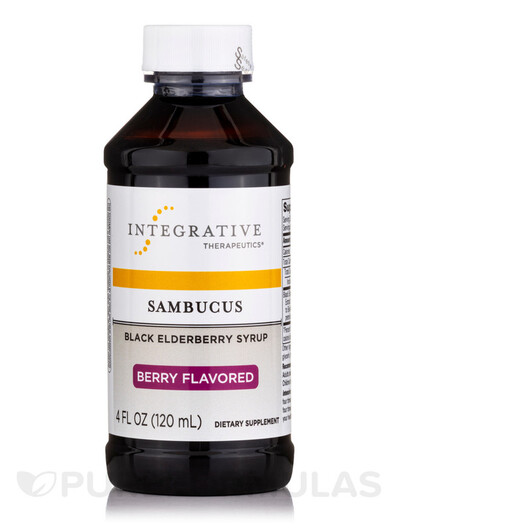 Основне фото товару Sambucus Black Elderberry Syrup Berry, Чорна Бузина, 120 мл