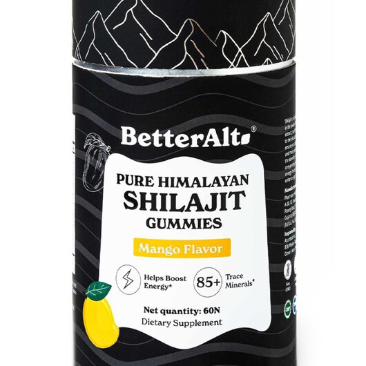 Основне фото товару Pure Himalayan Shilajit Gummies Mango Flavor Основне фото товару Pure Himalayan Shilajit Gummies Mango Flavor, Шилайт, 60 таблеток