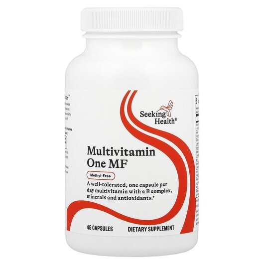 Основне фото товару Multivitamin One MF Основне фото товару Seeking Health, Multivitamin One MF, Мультивітаміни, 45 капсул
