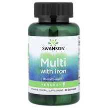 Multi with Iron Железо Swanson 90 капсул