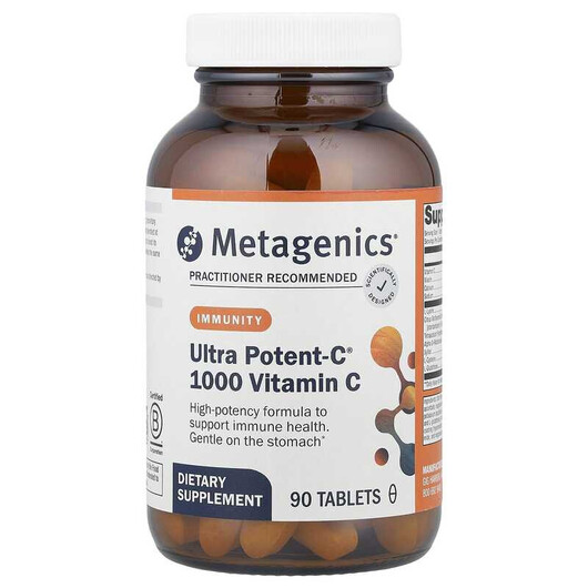 Основное фото товара Metagenics, Витамин C, Ultra Potent-C Vitamin C, 90 таблеток