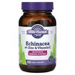Фото товару Echinacea with Zinc and Vitamin C Фото товару Echinacea with Zinc and C, Ехінацея с Цинком, 90 капсул
