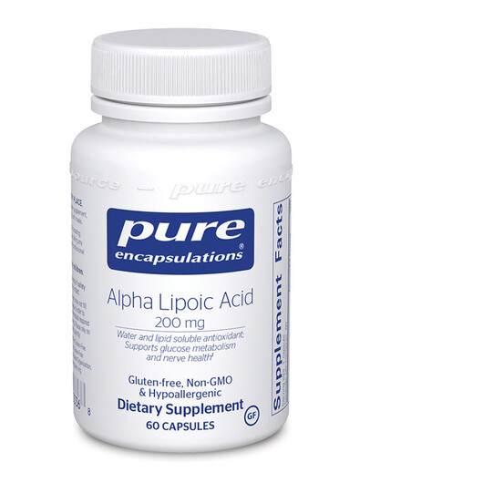 Основное фото товара Альфа-липоевая, Alpha Lipoic Acid 200 mg, 60 капсул