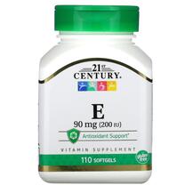 Vitamin E 200 UI 90 ml Витамин E Токоферолы 21st Century