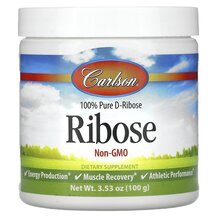 Ribose Powder D-рибоза Carlson 100 г Ribose Powder D-рибоза Carlson 100 г