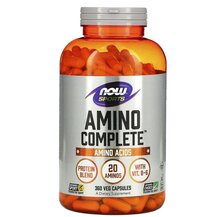 Amino Complete Комплекс Аминокислот NOW Foods 360 капсул Amino Complete Комплекс Аминокислот NOW Foods 360 капсул