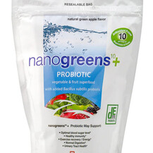 NanoGreens+ Probiotic Green Apple Flavor Пробиотики 301 г